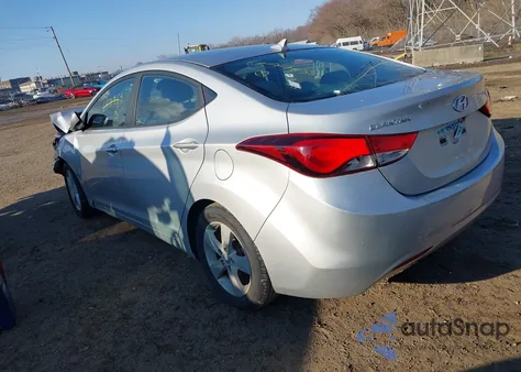 2013 Hyundai Elantra Gls z USA, uszkodzony, nr VIN KMHDH4AEXDU657765